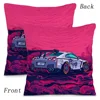 Luxury Rally Sports GTR Race Car Pillow Covers Cartoon Sofa Decorative Home Double-sided Printing Short Plush Cute Cushion Cover 4