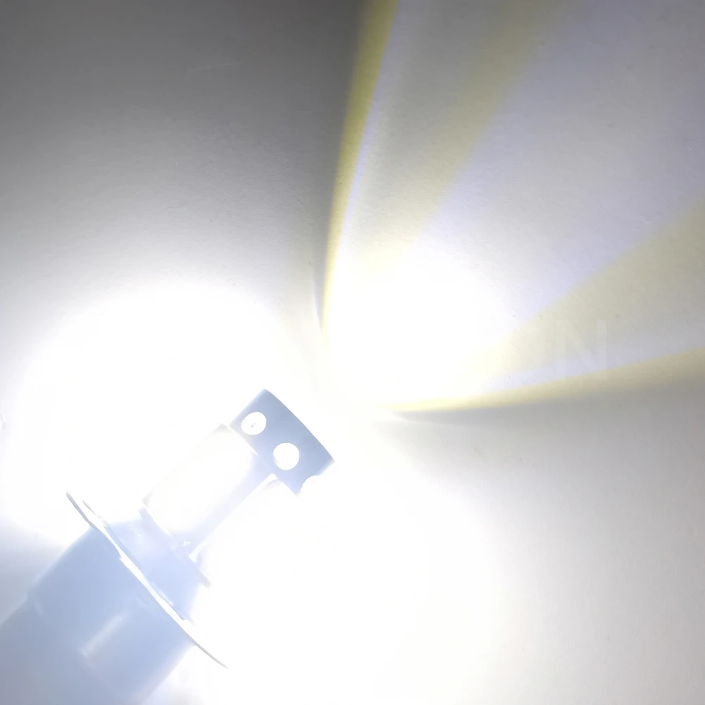 RUIANDSION 2Pcs H3C 2835 14SMD 12V 24V LED Car Fog Driving Bulb White Yellow Auto Head Lamp Lights 800Lm