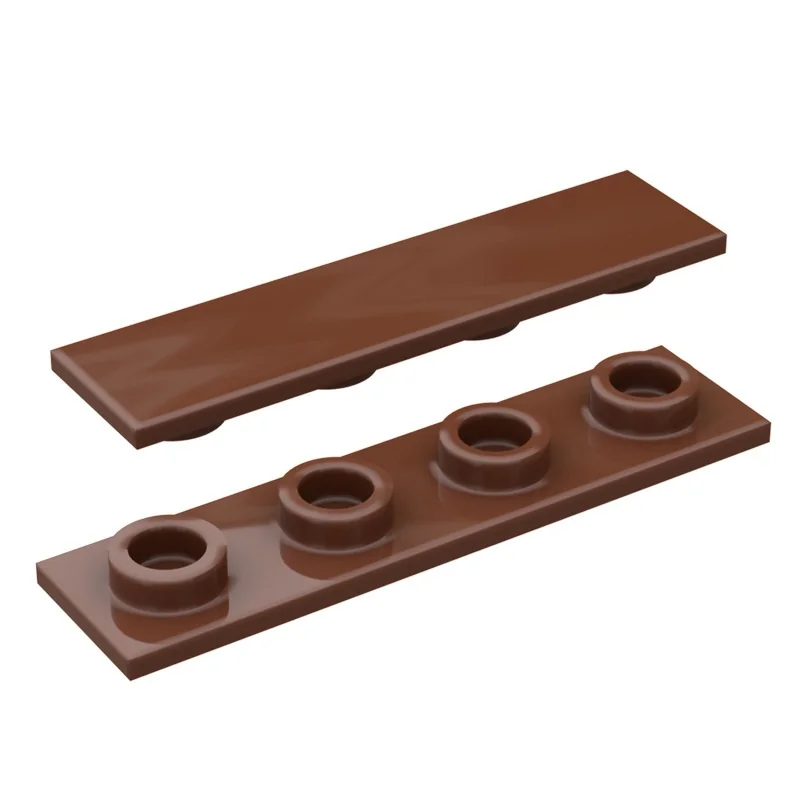 MOC 10PCS 특수 2431W 보드 1x4 빌딩 블록 키트 평면 얇은 플레이트 섀시 고정 벽돌 입자 DIY 장난감 어린이 키즈 선물