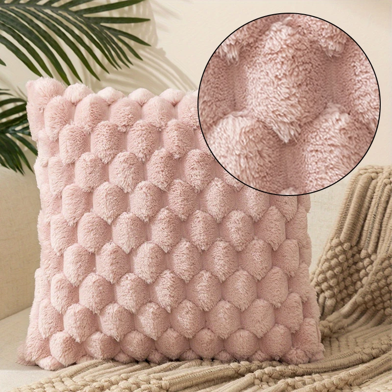 LiBcmlian White Knitted Throw Pillow Covers 20x20 Set of 2 Cotton Pillow  Cushion Cases Cable Knit Decoration Square Pillowcases for Couch Sofa  Bedroom