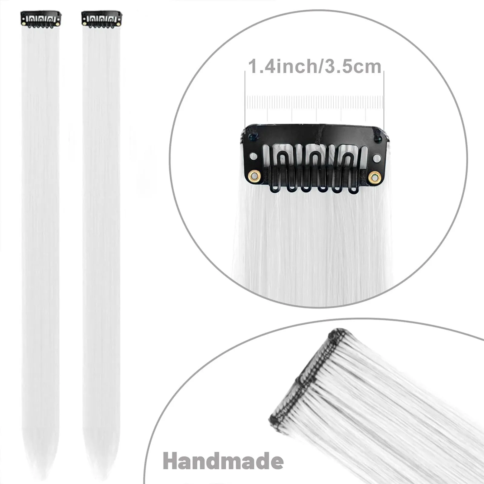 Clip in Hair Extensions 10Pcs for Kids Girls clip in hair extensions,hair extensions,clip in hair pieces