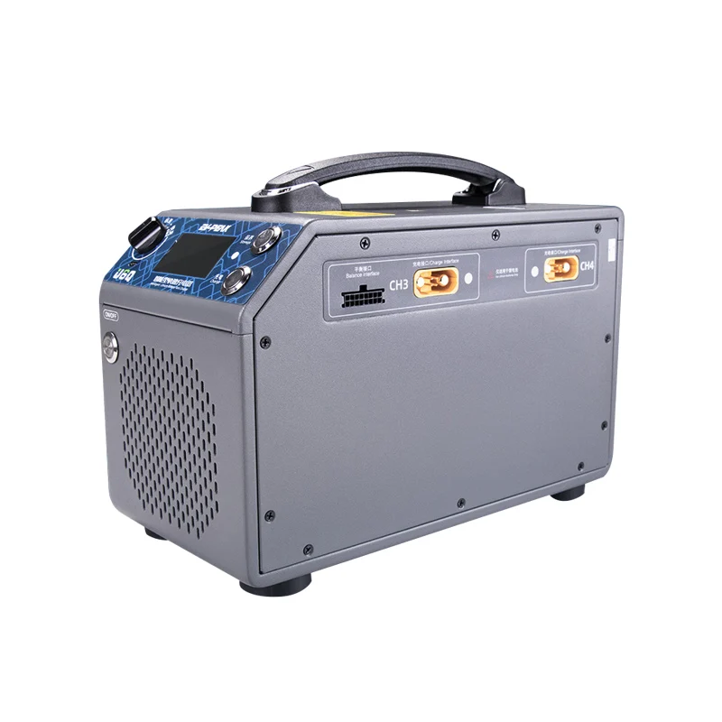 Ev-Peak U6Q 3000W/60A Quad Channels Intelligent Balance Fast Charger Applicato Alla Batteria Lipo/Lihv Del Drone Agricolo 6-14S