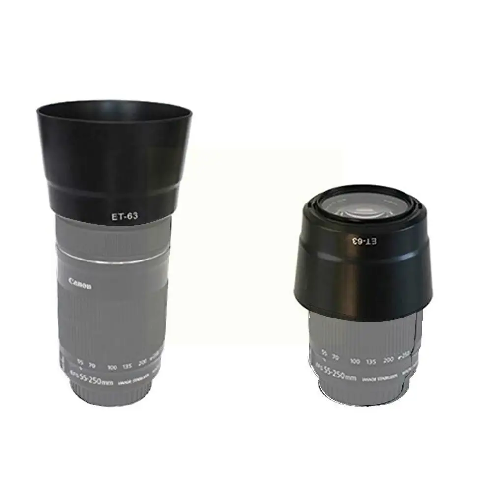 Бленда байонетная бленда для объектива Ef-s 55-250 мм F/4-5 6 Is камеры Y9l3 |
