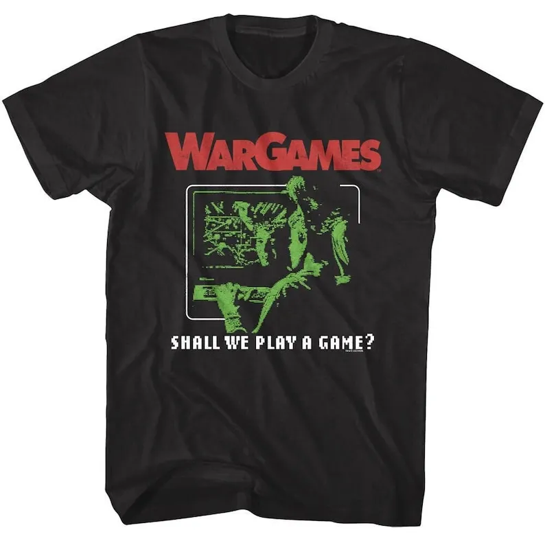 

WARGAMES T-Shirt Sci-Fi Thriller Movie Graphic Tees