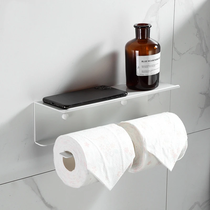 Toilet Paper Holder with Disposable Wet Wipes Dispenser, Phone