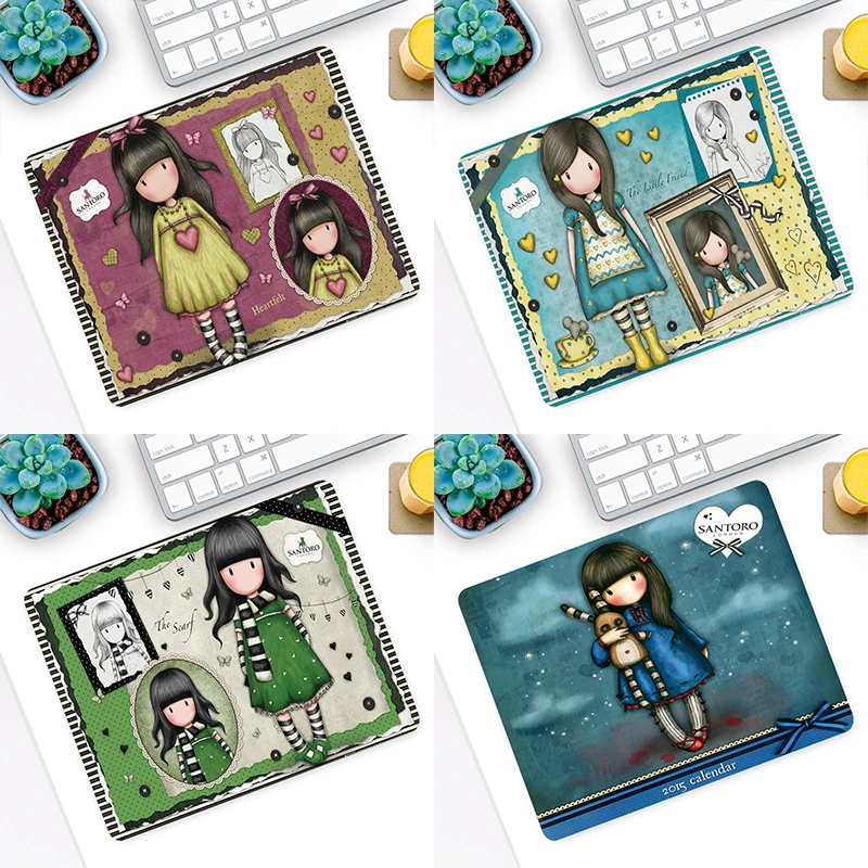 

Santoro Gorjuss Small Mousepad Cute Mouse Pad Anime Cheapest Stuff Gamer Cabinet Carpet Gaming Laptops Desk Mat Pc Keyboard