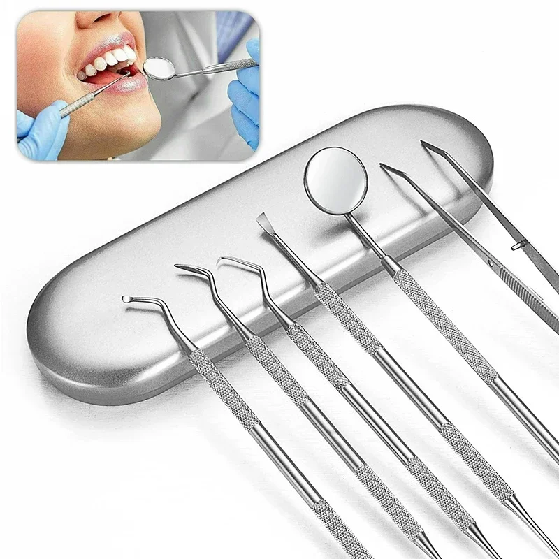 1 Set Stainless Steel Dental Mirror Dental Kit Bag Mouth Mirror Instrument Oral Care Dentist Whitening Tools dental mirrors