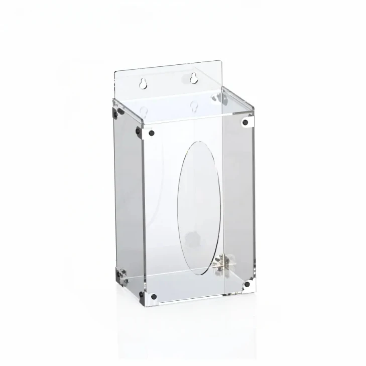 

Mask storage box wall mounted acrylic glove box transparent disposable glove storage box wall mounted dustproof