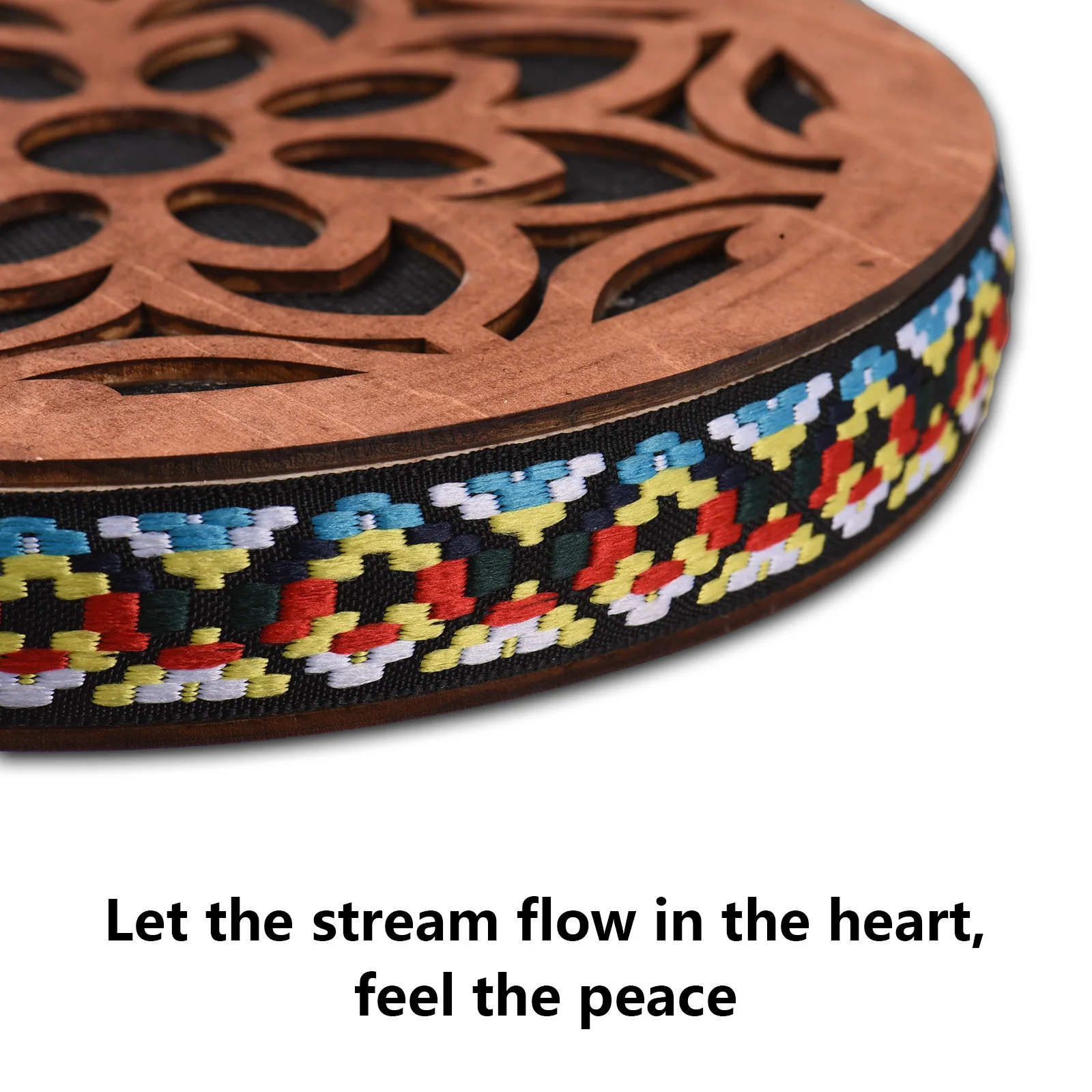 8/12-inch Ocean Drum Ethnic Percussion Instrument Onomatopoeic Music Portable Hand Drum Instrument Sound Therapy Relaxing Water