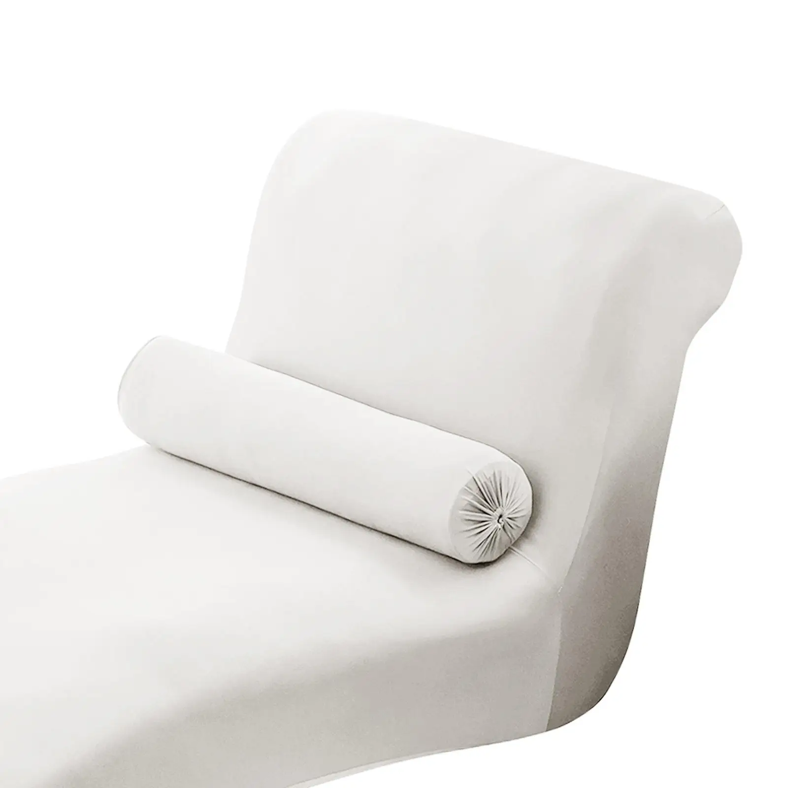 Armless Chaise Lounge Cover Living Room Bedroom Stretch Printing