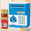 Creative Piggy Bank Automatic Mini Safe Coins Cash Saving Money Box Password Counter Coin Bank ATM Child Gift Code Key Lock  5