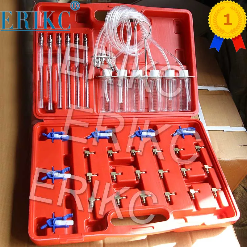 Car Injector Oil Return Flow Flow Test Tool Kit Diesel Injector Tester
