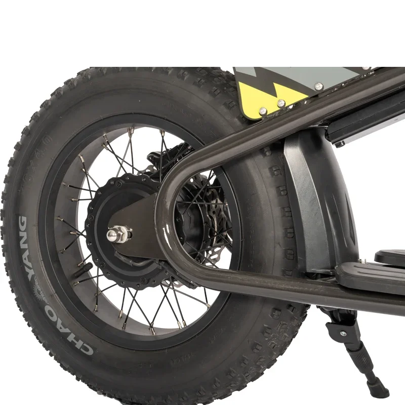 S16 kids' scooters 16 inch fat tire 500w 48V13AH hub motor mini bike carbon steel high load capacity kids' bikes