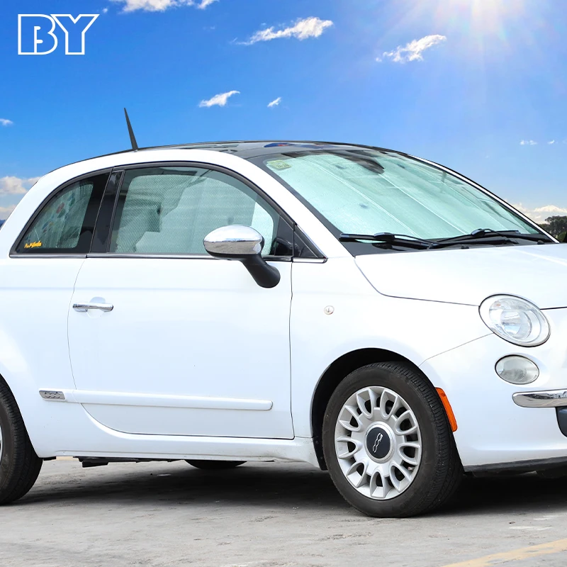 

Солнцезащитные козырьки на лобовое стекло автомобиля для Fiat 500 2010-2022, солнцезащитные козырьки на лобовое стекло, аксессуары на окна