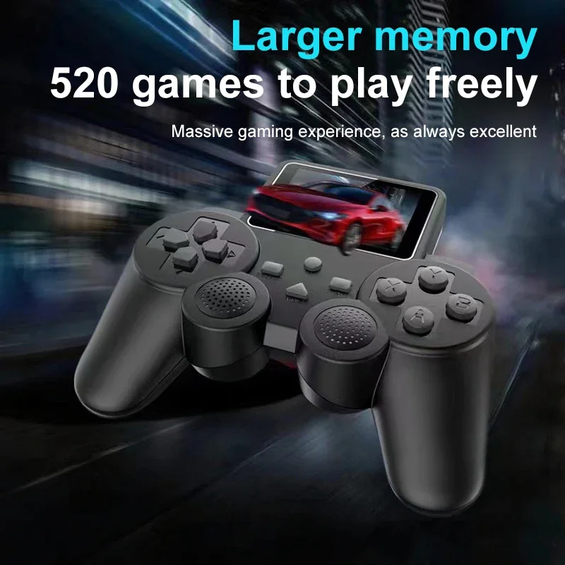 S10 Portable Video Game Consoles Gamepad Controller 2.4-inch Built-in 520 Games Retro Handheld Game Player AV Output Control - 5