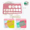 Pacifier Measuring Ruler Non-stick 18x10cm Measuring Tools Nipple Diameter Measuring Card Sizing Tool Silicone Odorless 3