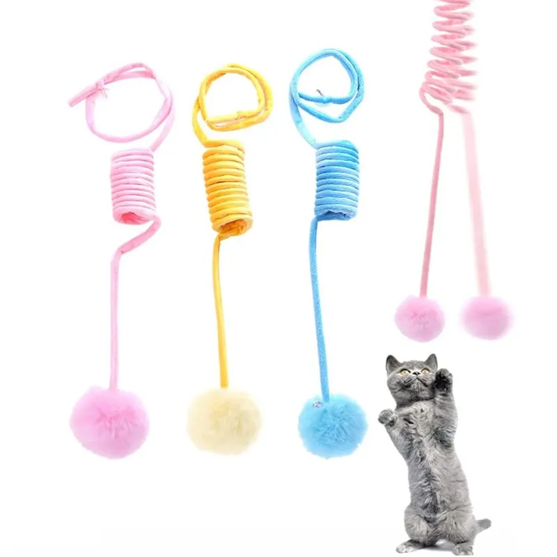 Hanging Cat Rope Toy Funny Self hey Ropes Plush Cat Scratch Rope Toys