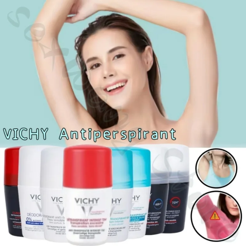 VICHY refreshing and odor-removing long-term ball antiperspirant dew gentle and non-irritating long-lasting fragrance spray