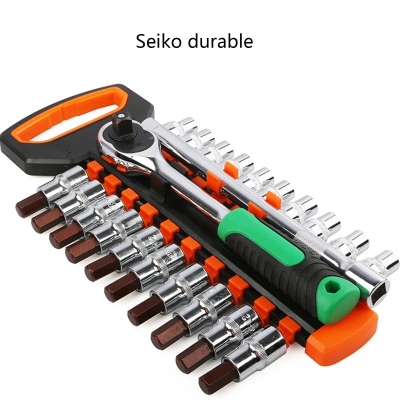 Tool Organizer Lightweight Socket 1/3-Inch 3/8-Inch 1/2-Inch Socket Holders Square