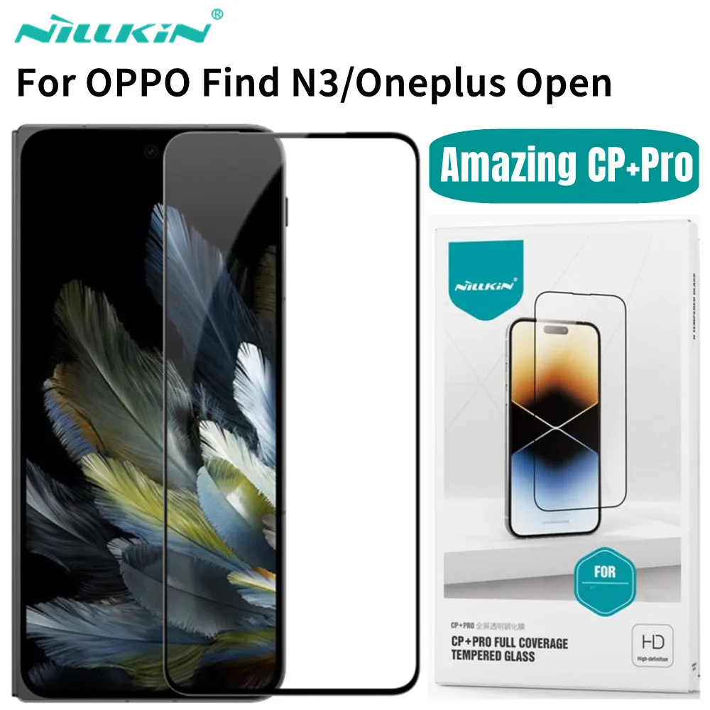 

For OPPO Find N3 Screen Protector Nillkin Amazing CP+Pro Tempered Glass For Oneplus Open Glass Full Cover Glue Film Ultra-Thin