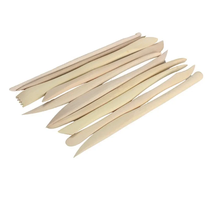 Carving Crafts Wooden Clay Sculpture Knife Pottery Sharpen Modeling Tools 10Pcs/Set