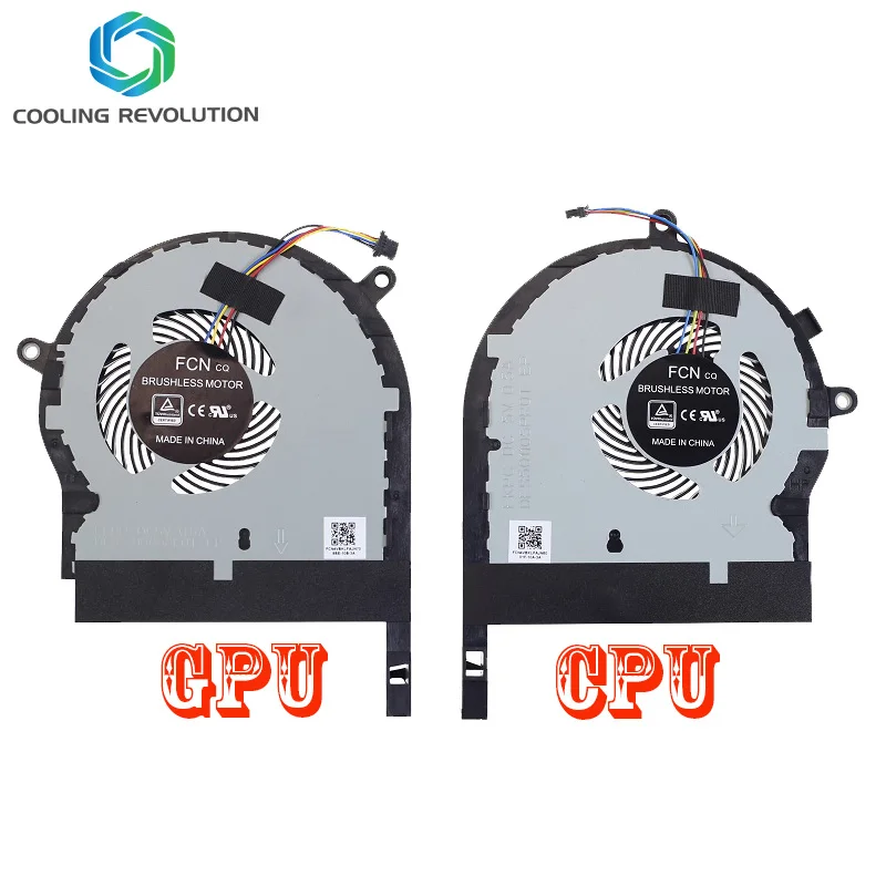 Portátil Cpu Gpu Ventilador de Refrigeração para Asus Rog Tuf Jogos Fx504 Fx80 Fx80g Fx80ge Zx80gd Fx8q Fx504gd Fx504ge Gtx 1050 - Imagem 2