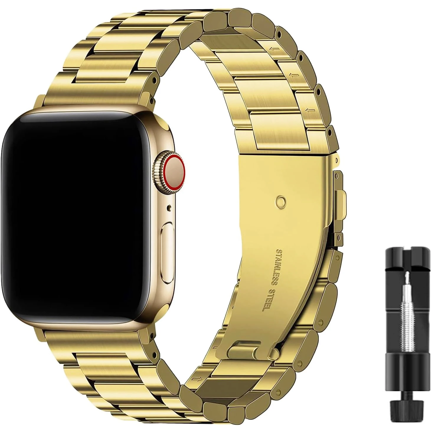 Stainless Steel Strap For Apple Watch Band Series 11/10/9/8/7/6/5/4/3/SE 3 thumbnail 6