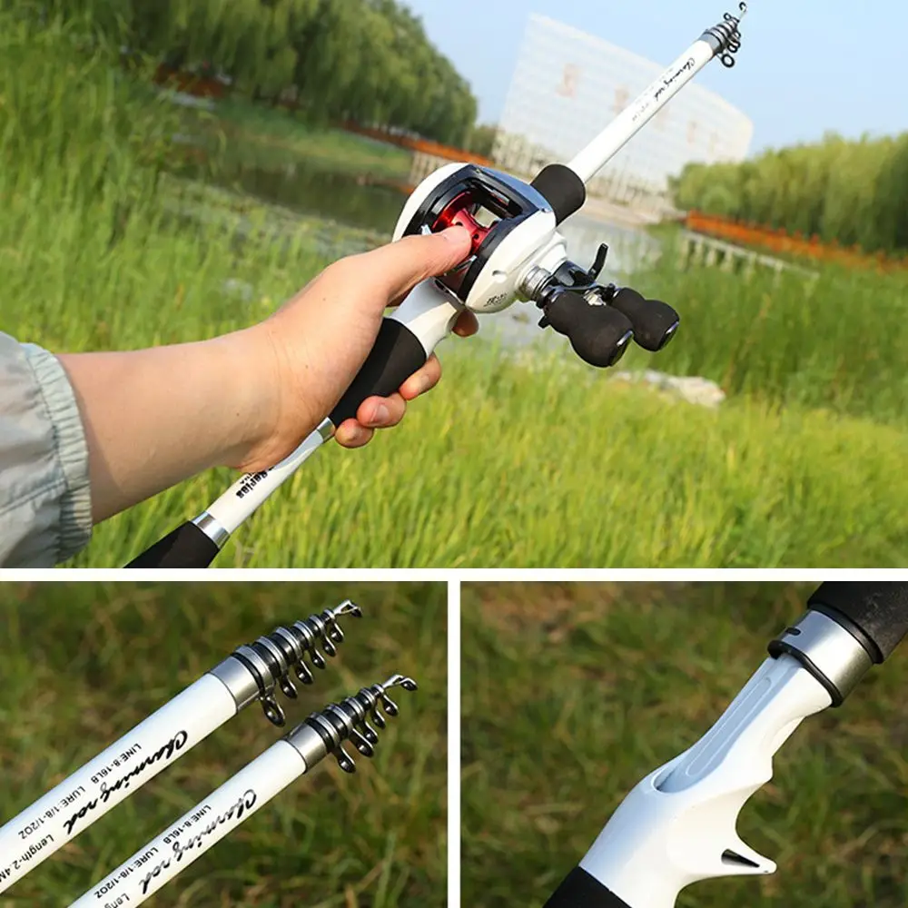 Sea Freshwater Adjustable Mini Travel Telescopic Fishing Rod Fishing Tackle Stream Hand Pole Ultralight