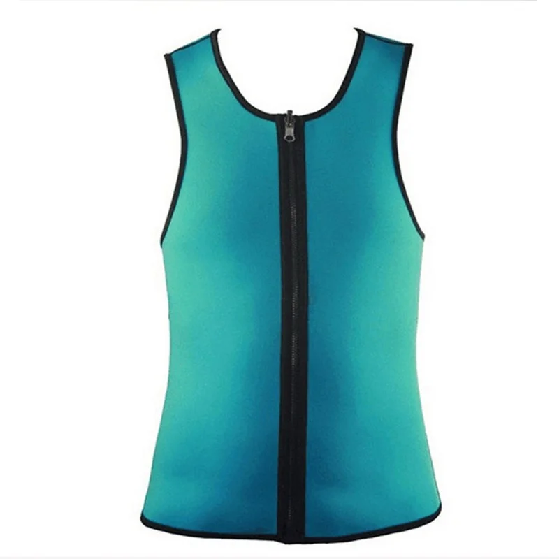 Sauna Tank Top Vest Slimming Men Flat Belly Sheath Sweat Fat Burning Body Shaper Weight Loss Tummy Control Waist Trainer Shirt