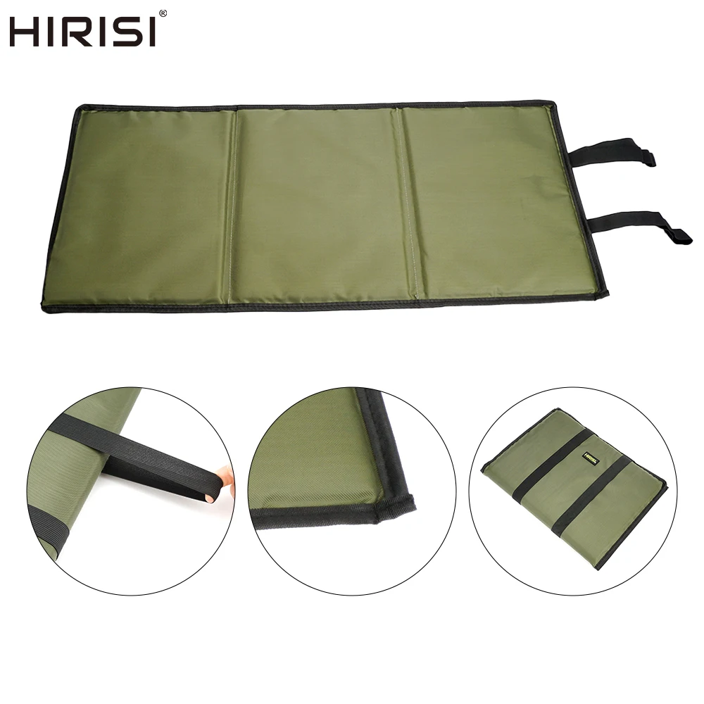 Tapis de décrochage pliable pour carpe - Coussin respirant Hirisi avec éponge pour pêche extérieure