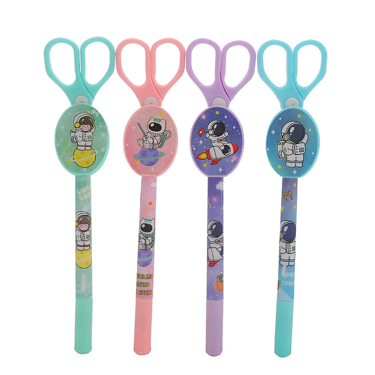 

1000Pcs Scissors Gel Pens Fun Handmade Pens For Students And Children Office Supplies