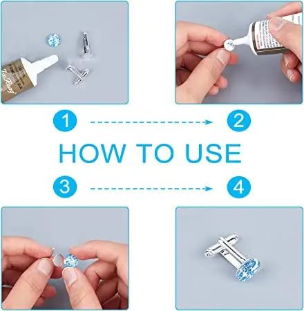 10 Stück 6 mm/8 mm/10 mm/12 mm Manschettenknopf, blanko, Cabochon-Basis, Großpackung für Herren, Hemdmanschetten, DIY-Schmuckherstellung, Zubehör, Kunst, Geschenk – Detail 11