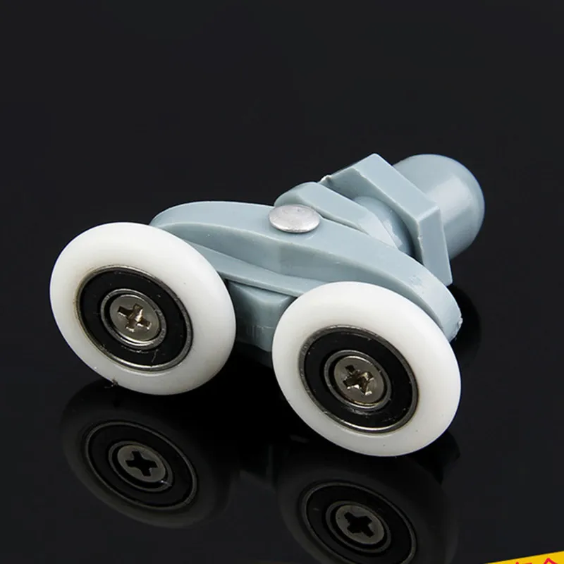 8pcs Double twin shower door rollers wheels runners pulley pulleys 19/23/25/26/27mm Wheels Diameter shower door rollers shower room pulley shower room rollers