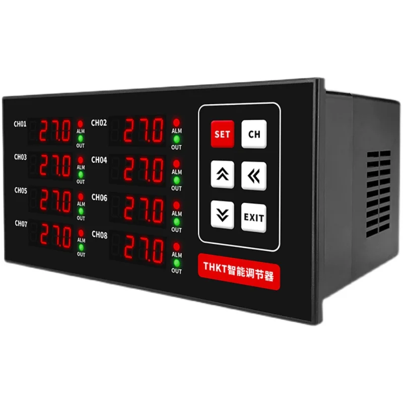 

2-канальный 6-канальный 8-канальный регулятор температуры PID, умный регулятор температуры с верхним и нижним концевым контролем