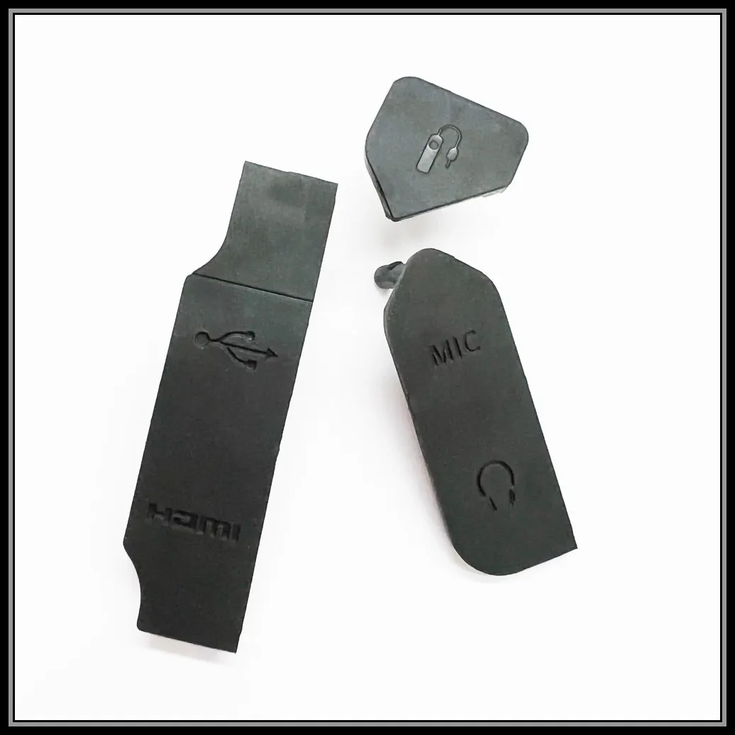 NEW COPY 3pcs/Set for Canon EOS R USB Leather Side Cover USB Leather