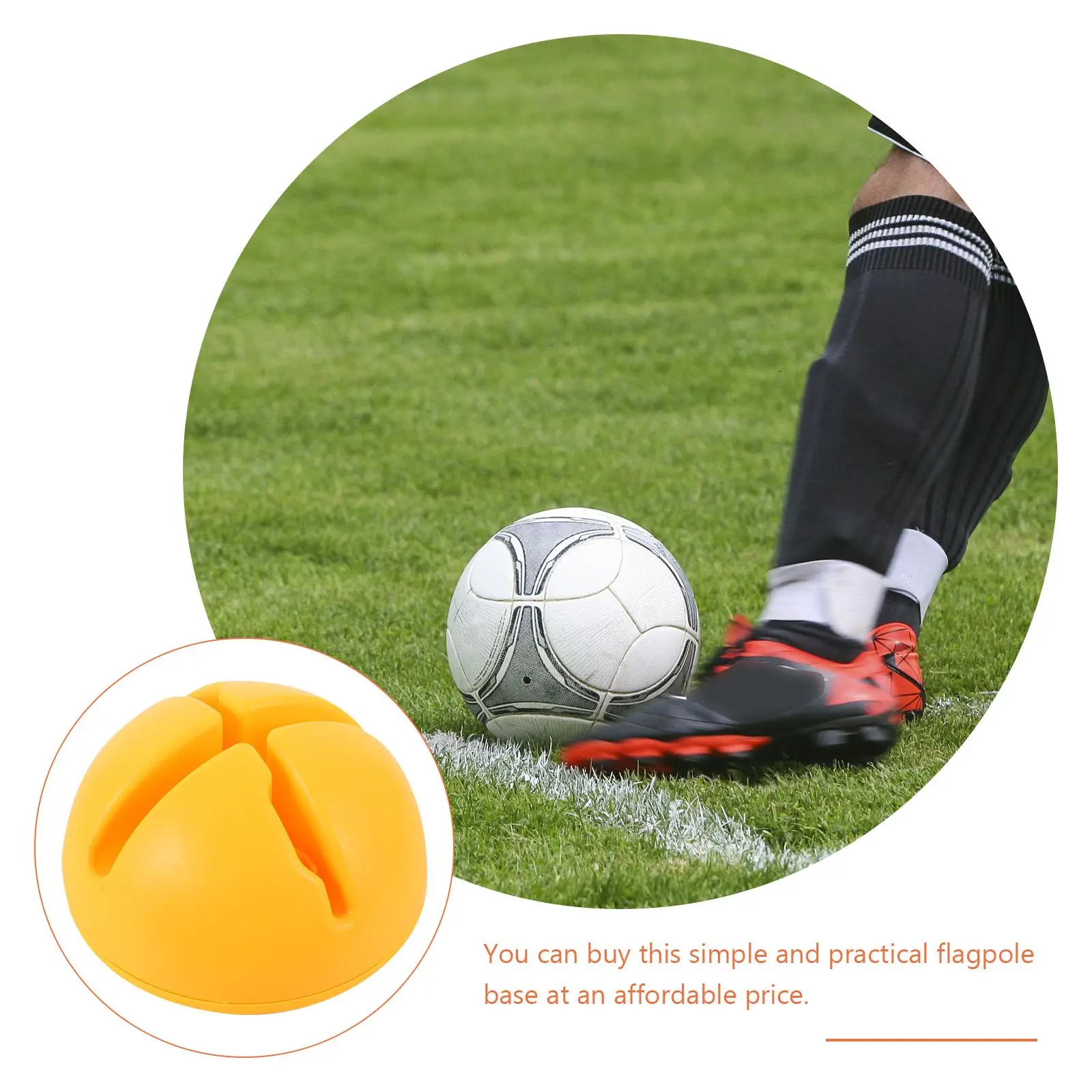 Water Injection Soccer Corner Flag Base Outdoor Sports Training Pole Stand Sign Support Holder Football Field Equipment soccer corner flag base