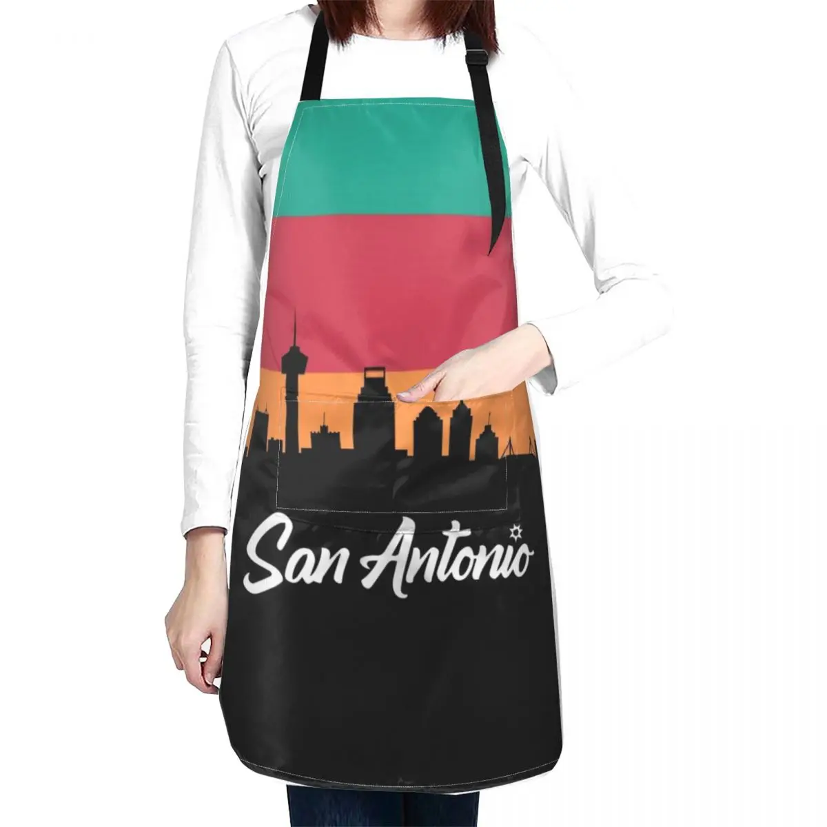 

San Antonio Basketball Apron Apron Professional Barber Apron Kitchen Aprons Men