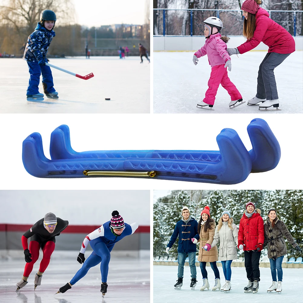 Plastic Ice Blade Protector Non-Slip Universal Ice Blade Cover Wear-Resistant Walking Covers Protection for Figure Skating