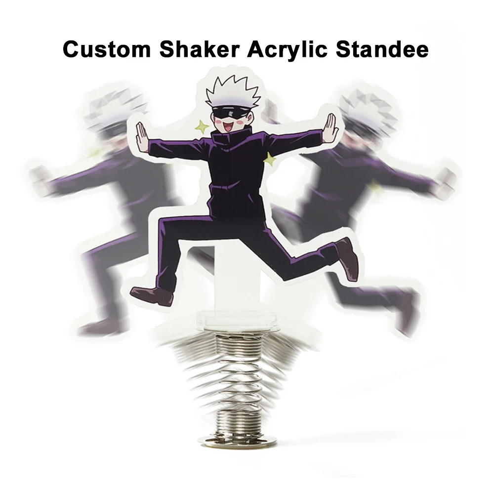 Custom Shaker Acrylic Standee Spring Anime Figure Genshin Impact Clear Model Plate Desk Decor Standing Sign Stand For Fans Gifts