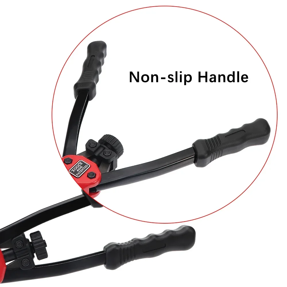 Rivet Gun Rivet Nut Tool Rivet Gun Set 93pcs Rivet Nut Hand Threaded Rivet Nuts Gun BT605 M3 M4 M5 M6 M8 M10 Double Insert Manual Riveter Gun Riveting Rivnut Tool