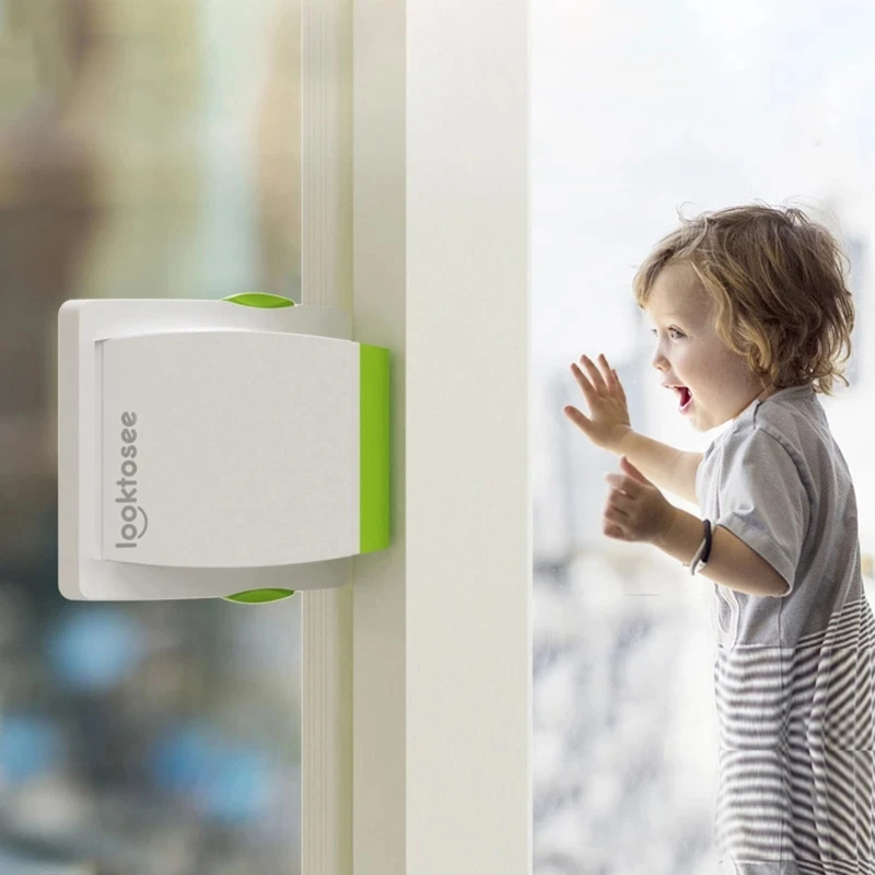 Child lock Safety lock for Sliding Glass Door Baby Security Slide Window Locks Anti-pinch for Protection