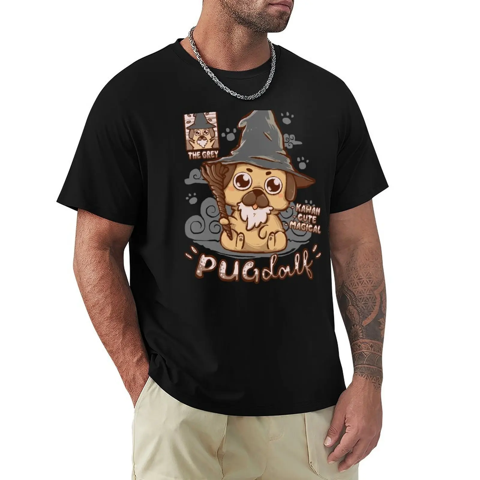 

PUGdalf T-Shirt shirts graphic plain oversizeds compression shirt men