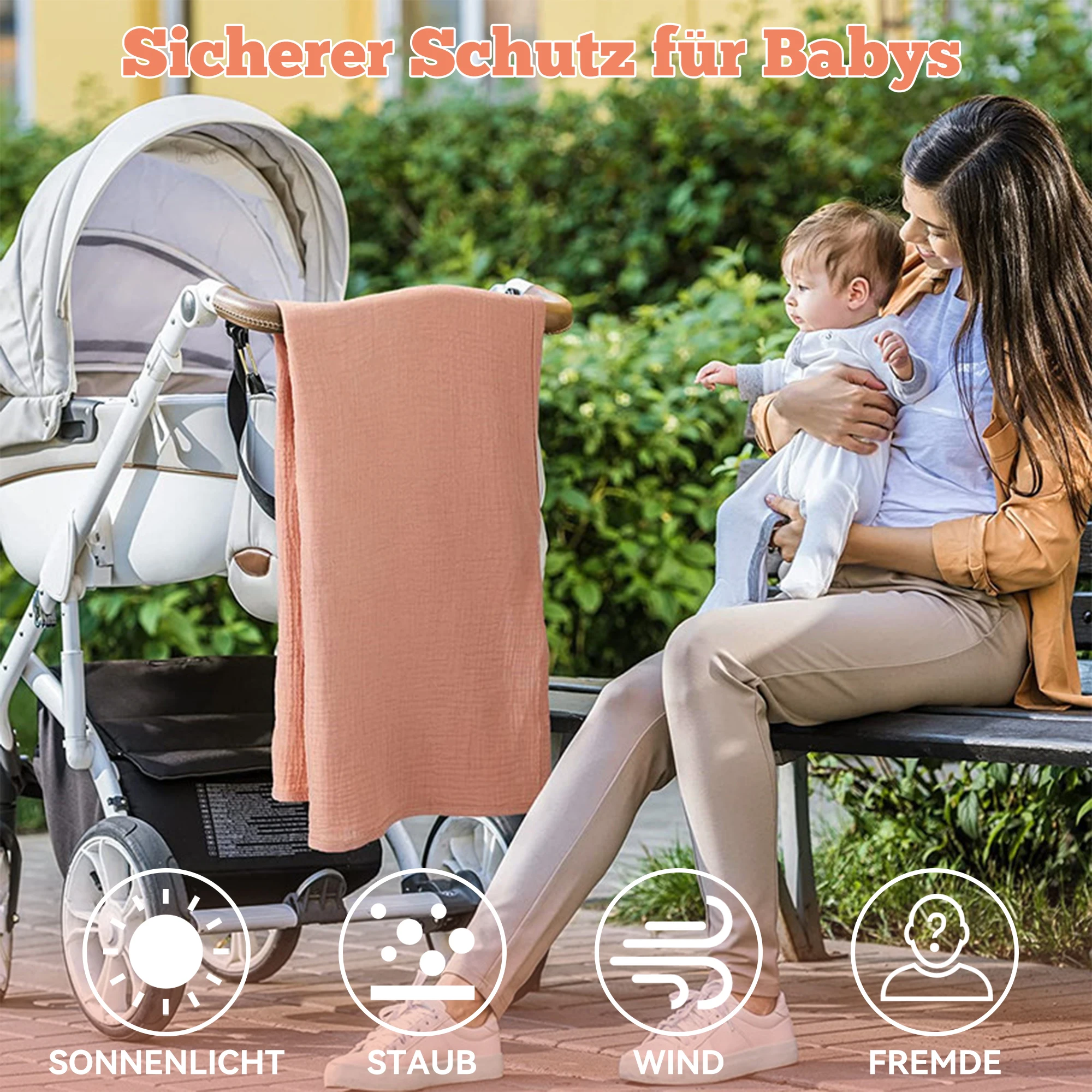 Mother Outing Breastfeeding Cover Cotton Solid Color Baby Feeding Nursing Shawl Adjustable Privacy Apron Baby stroller quilt