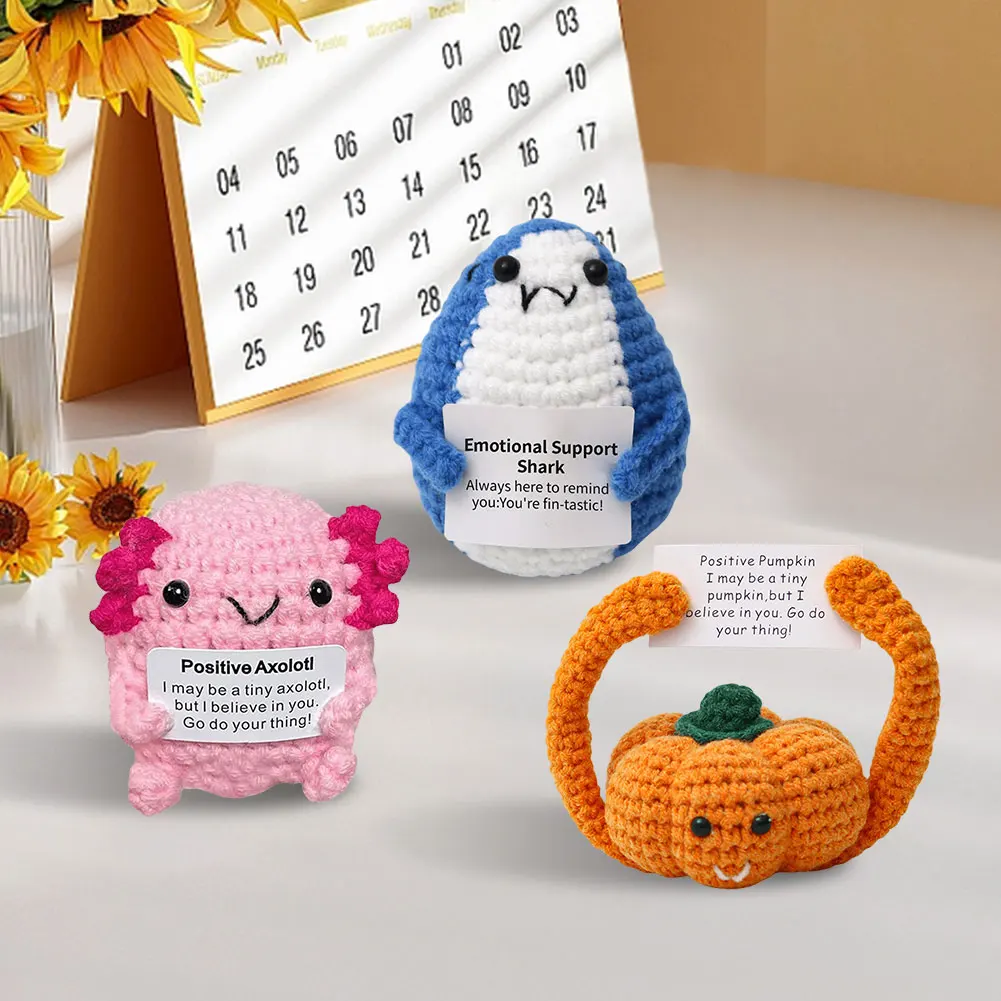 Halloween Crochet Dolls Animal/Pumpkin Xmas Hand Woven Wool Plush Doll Home Decor Birthday Gift crochet doll clothes