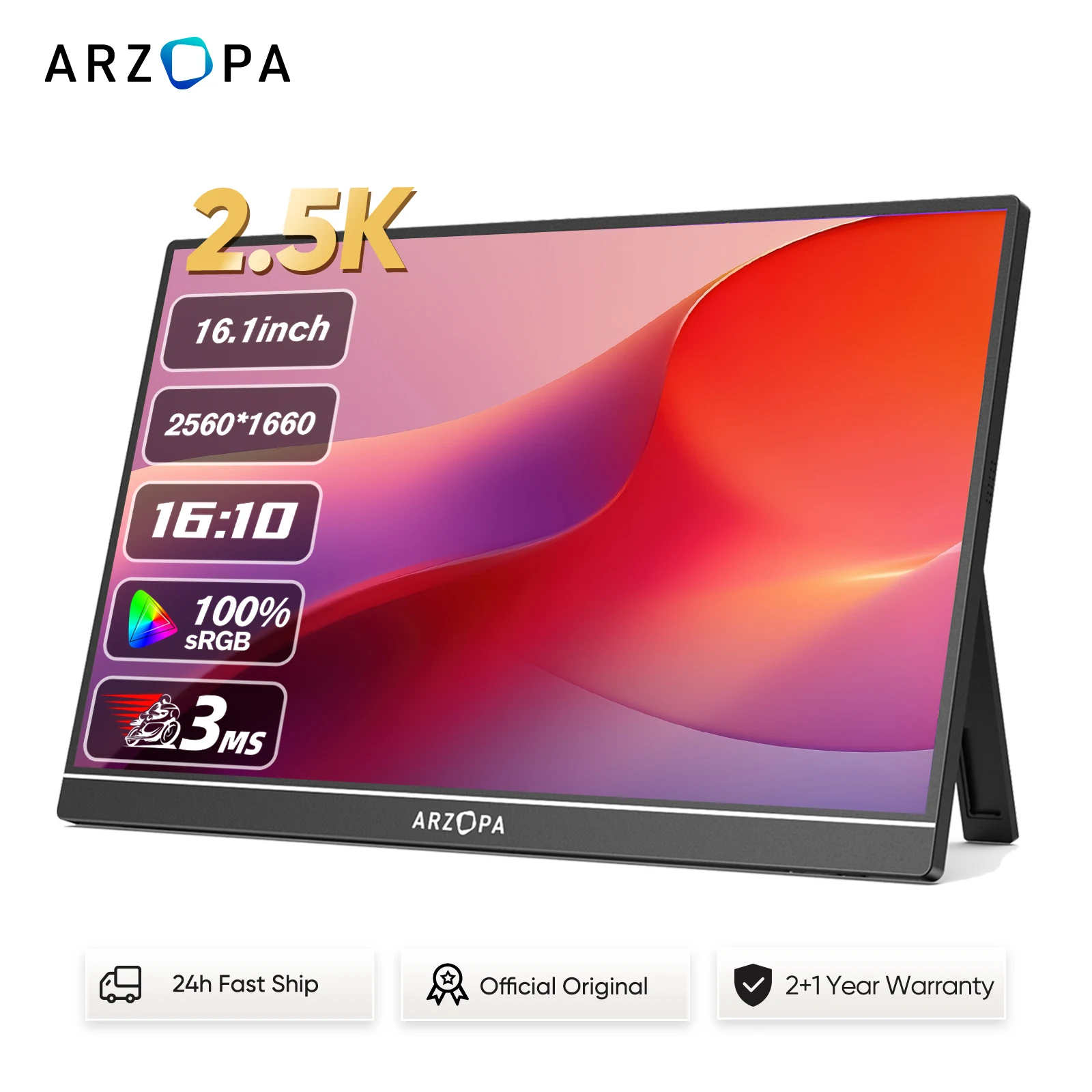 16" Portable 2.5K Monitor 1