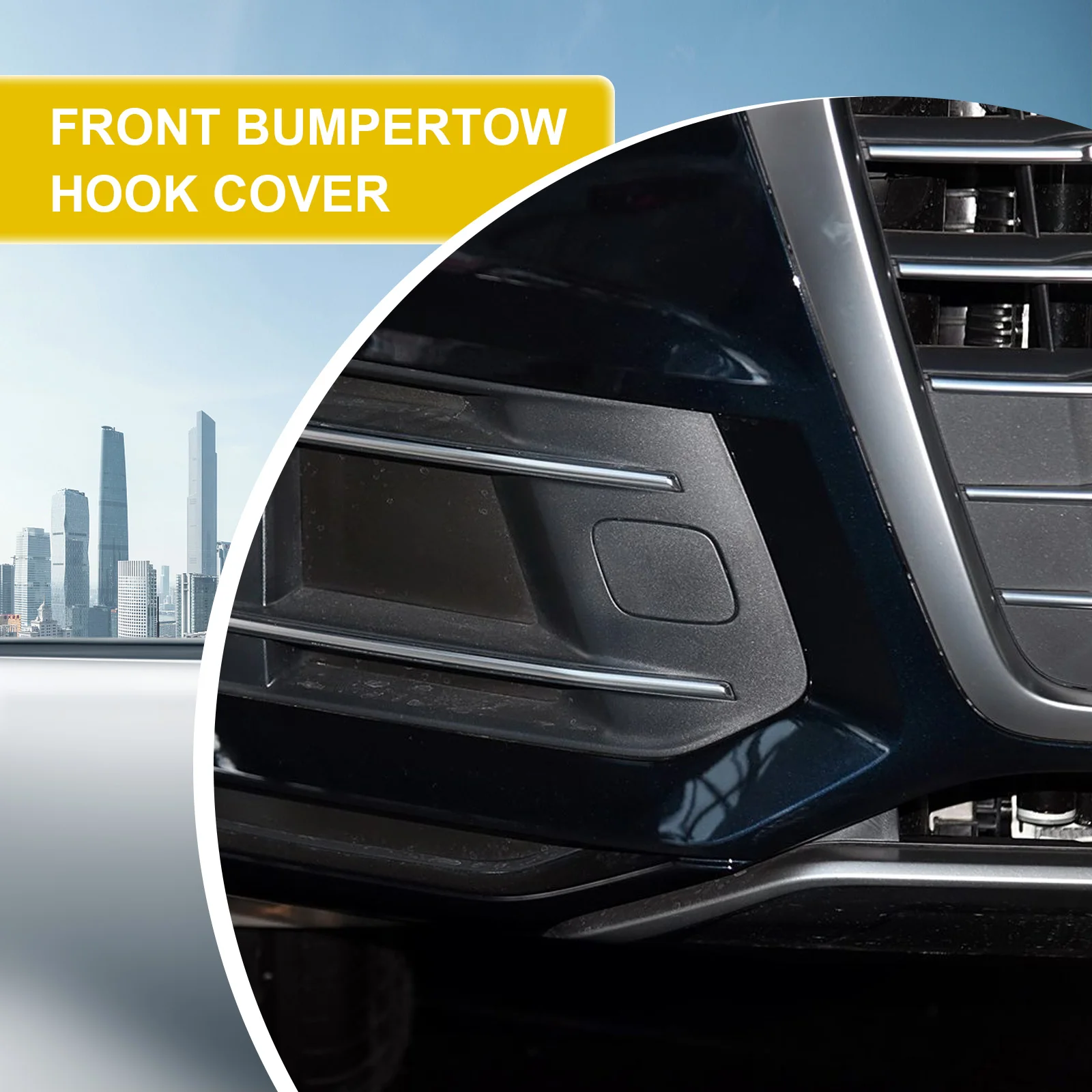 Front Bumper Tow Hook Cover Cap For Audi Q7 4M0807241 Tow Hook Cap Towing Eye Car Accessory front bumper cover,car rear bumper hook cover