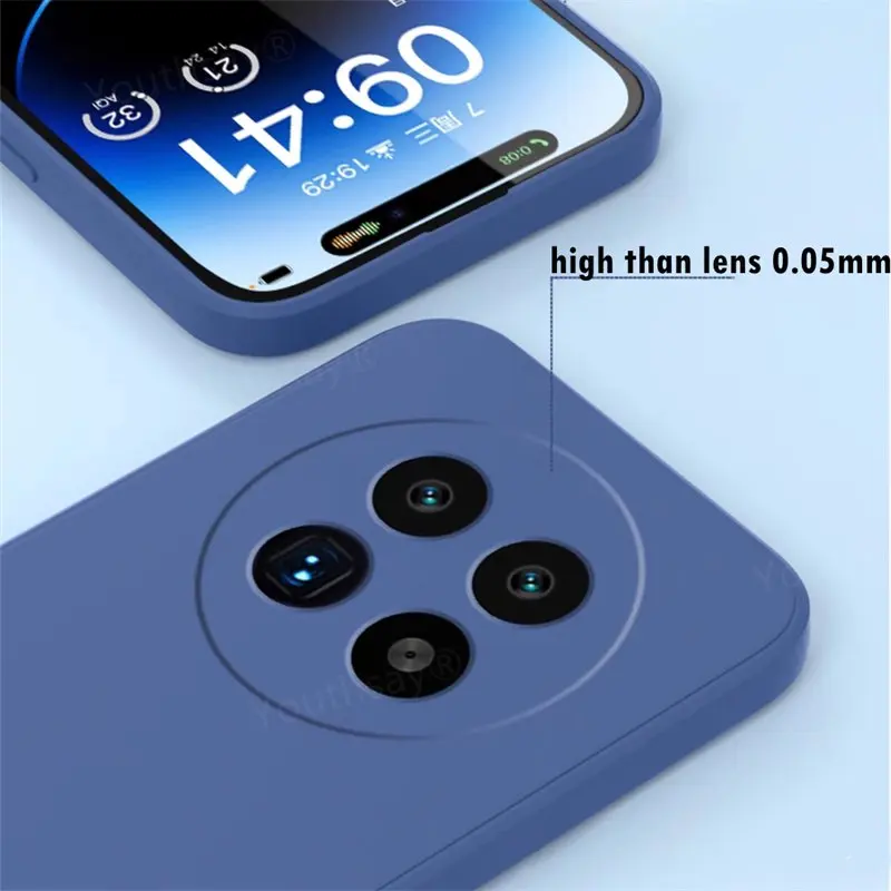 Soft Liquid Silicone Protective Phone Case Cover - Original  Coque Design