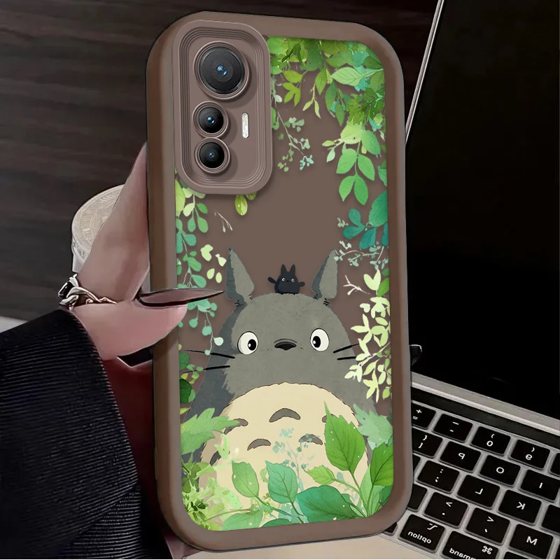Whimsical Totoro Nature-Inspired Soft Phone Case