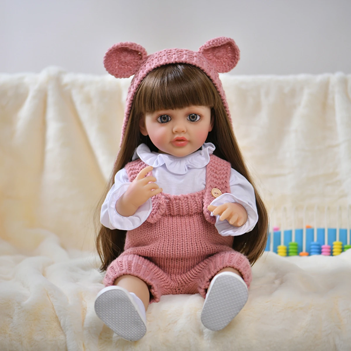 인형 옷 드레스 스웨터 후드티, 인형 의류 액세서리, 여아용 DIY 장난감, 55cm