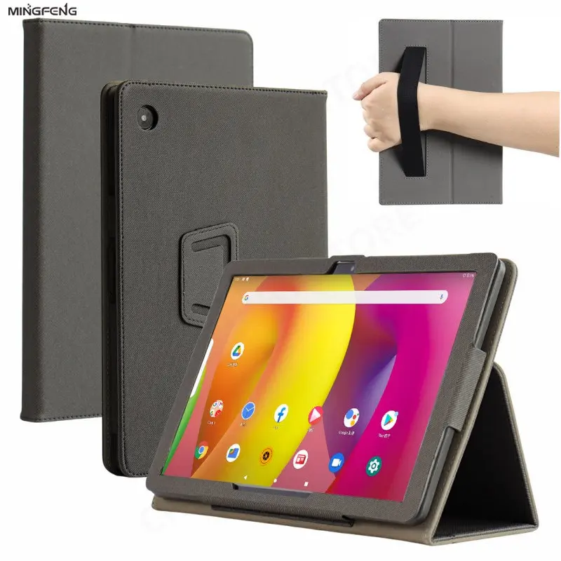 

Чехол для планшета TCL Tab 10 л чехол 8491X 2022 10,1 дюйма, Магнитный чехол с ручным ремешком для планшета TCL Tab 10 HD 9160G 9160G1 9460G1